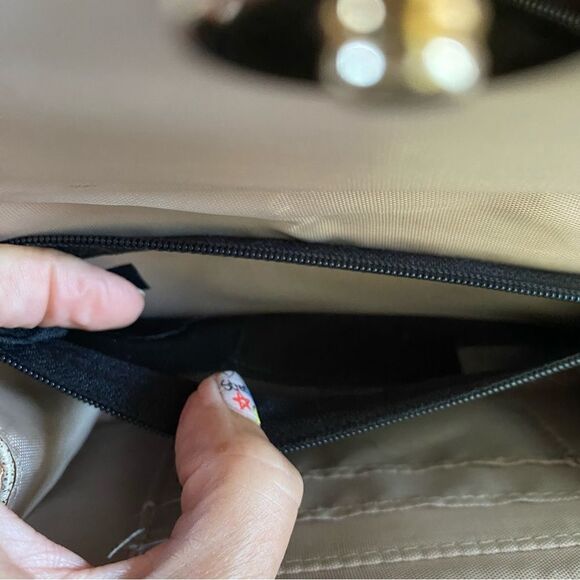 Jessica McClintock Metallic Gold Croc Embossed Crossbody/Clutch. EUC! - Picture 7 of 7